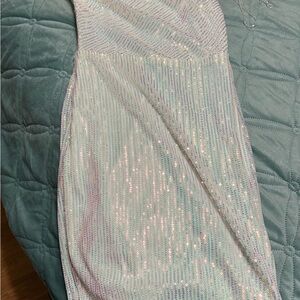 Iridescent Sequin Gown